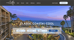 Desktop Screenshot of cliffsresort.com
