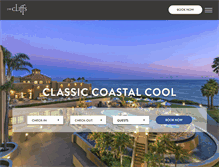 Tablet Screenshot of cliffsresort.com